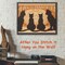 Vintage Halloween Black Cats and a Carved Counted Cross Stitch Pattern